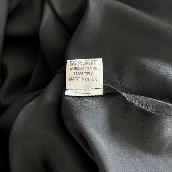 Diane von Furstenberg Black Tan Floral 100% Silk Dress Size 6 Sleeveless Pockets - Picture 11 of 11